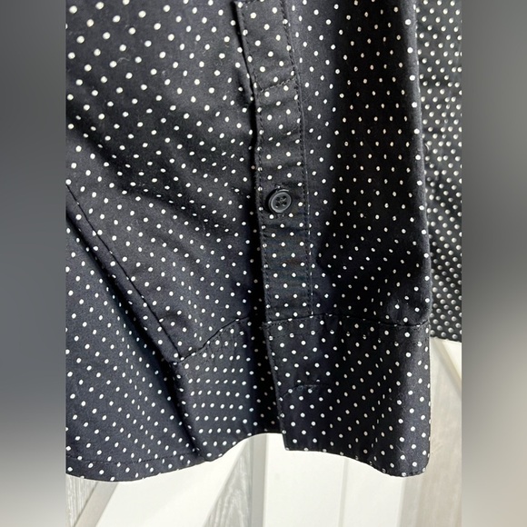 225. Apt. 9 Button Down Polka Dot Blouse XL - Picture 5 of 5